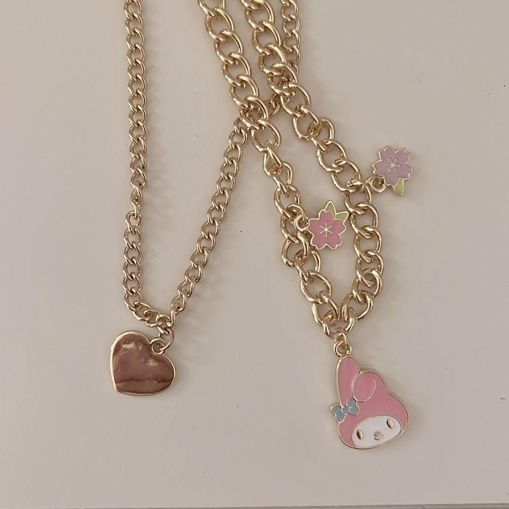 Sanrio my melody necklaces (2) new